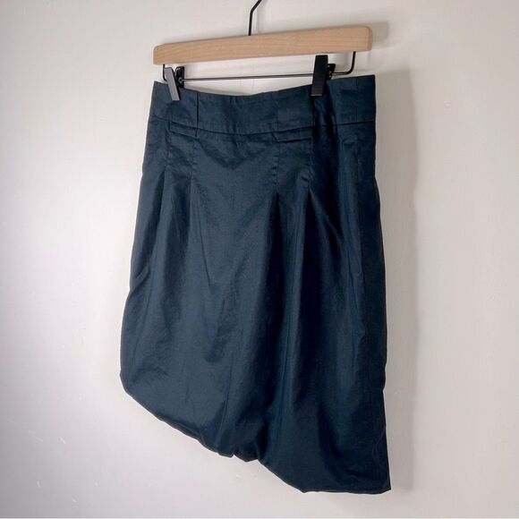 Akris Punto Navy Cotton Mini Skirt size 8 - Picture 2 of 9